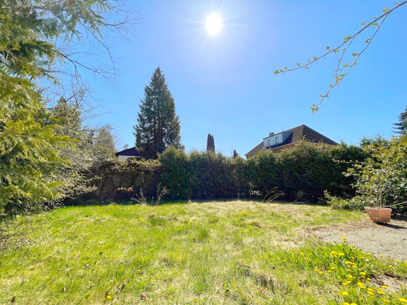 Großes sonniges Gartengrundstück