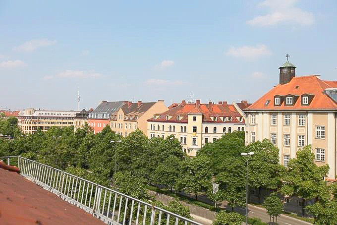 Ausblick aus der Wohnung