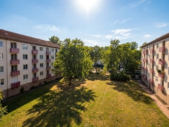 Blick vom Balkon
