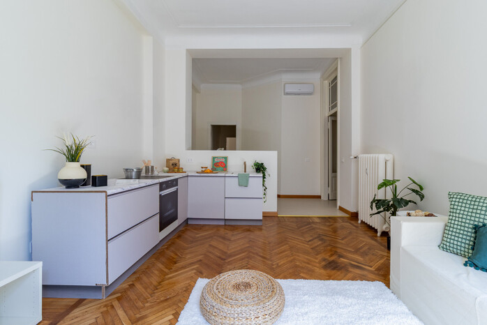 Soggiorno con cucina 