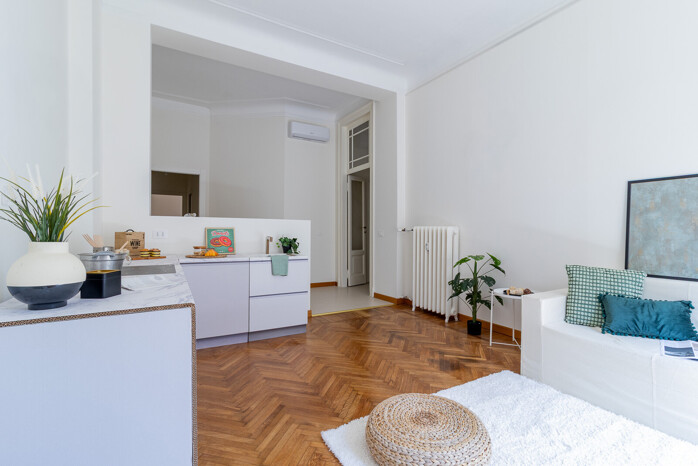 Soggiorno con cucina 