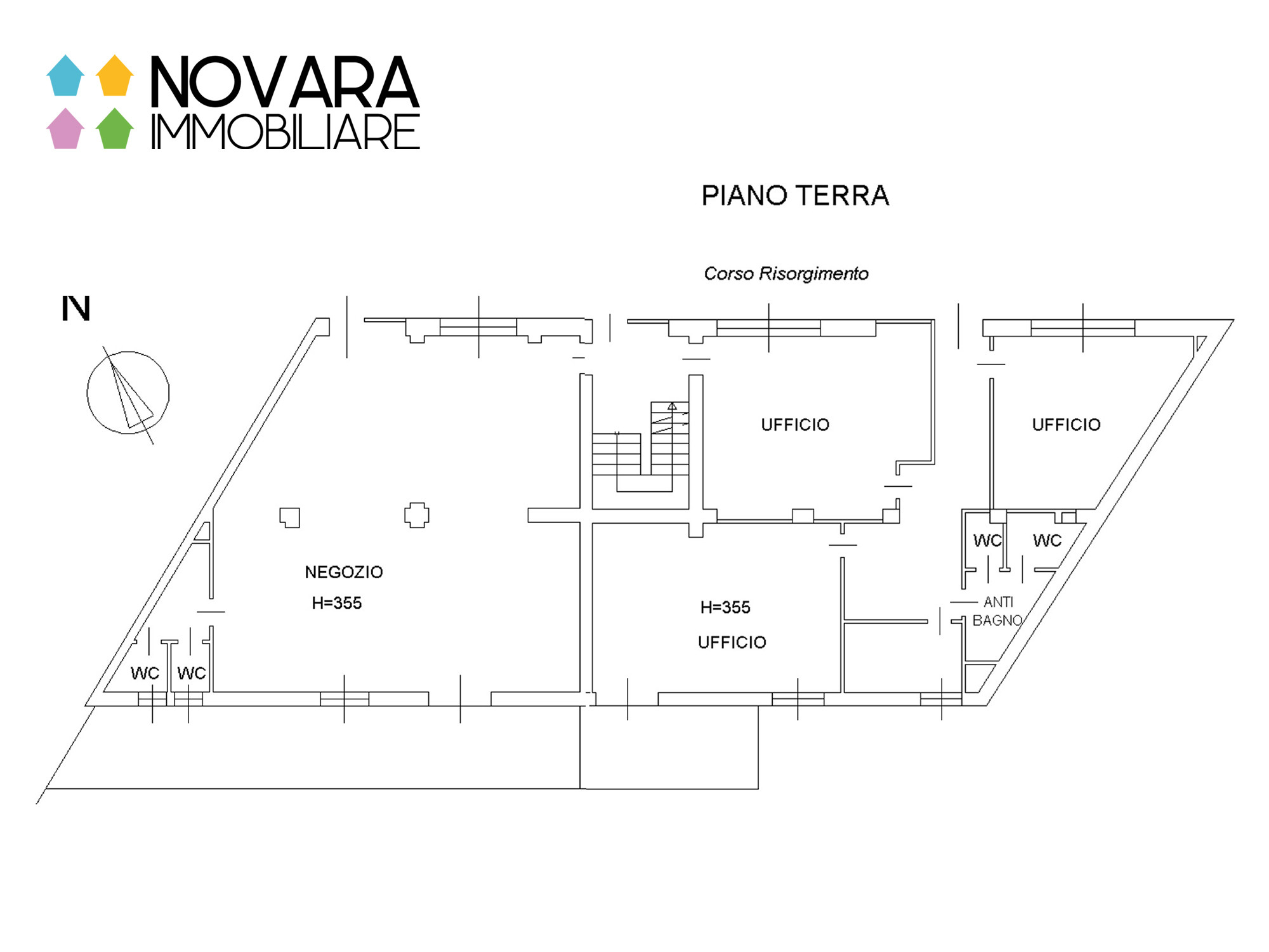 Vendita Appartamento oltre 5 locali Appartamento Novara Corso Risorgimento 3 483837