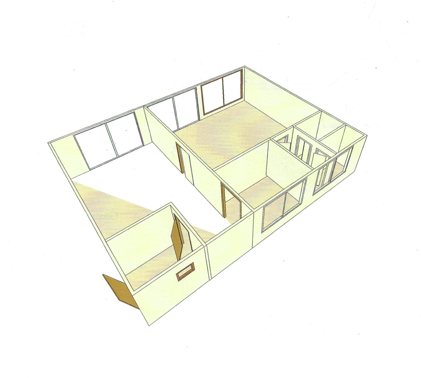 Grundrisse vorderer Bereich