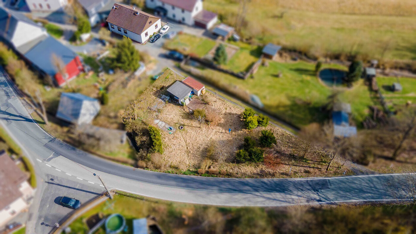Grundstück Vogelperspektive