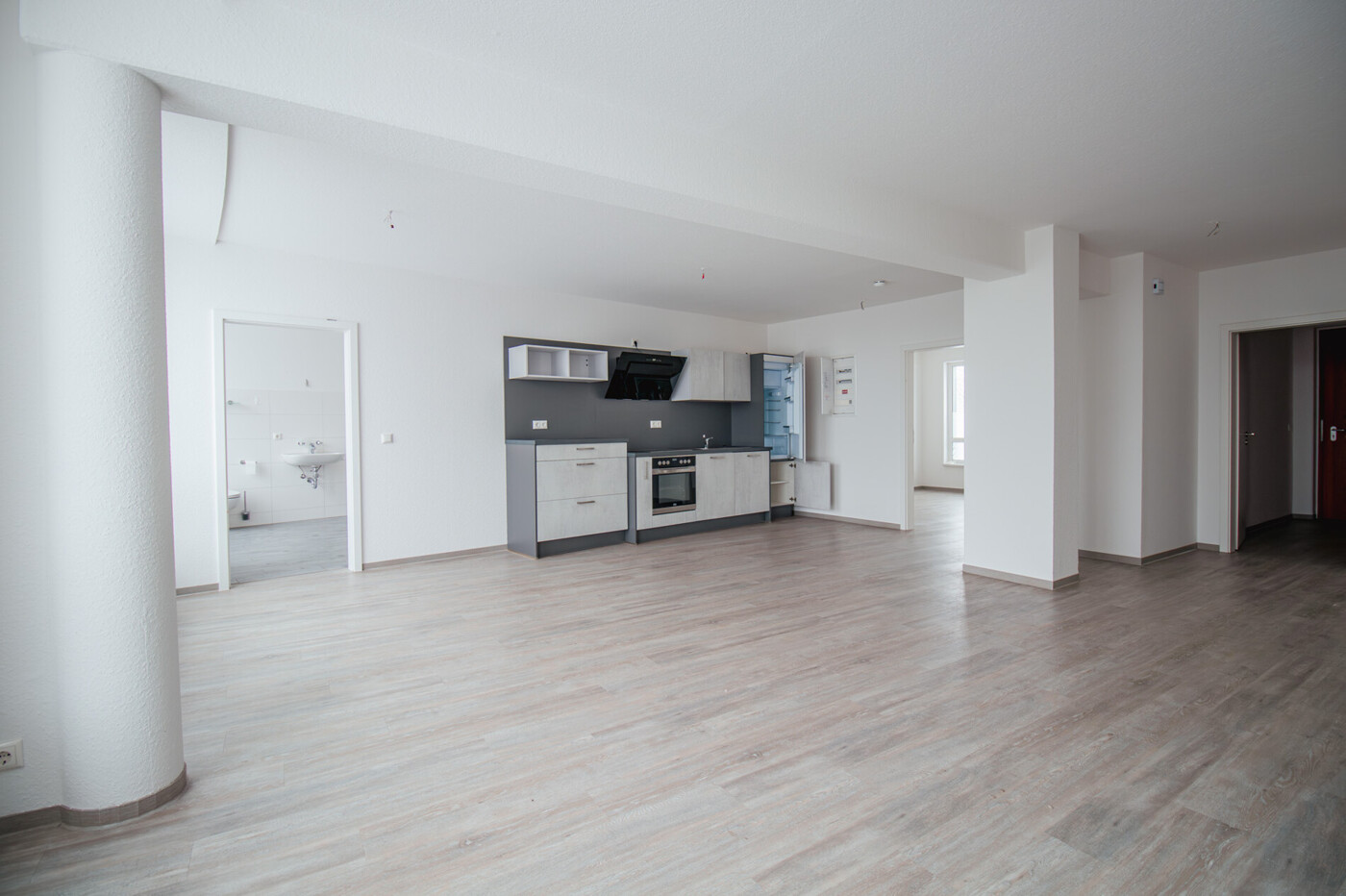 Wohnzimmer und Küche