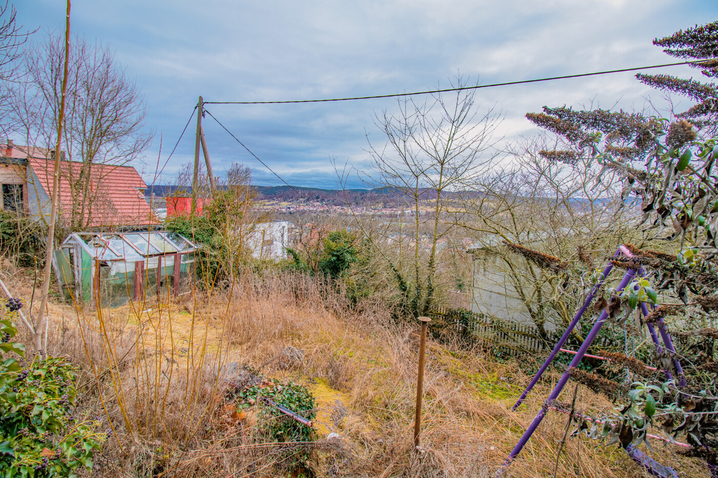 Garten und Weitblick
