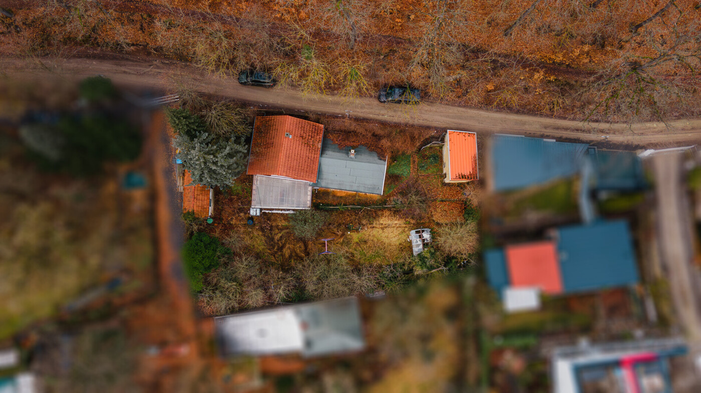 Grundstück Vogelperspektive