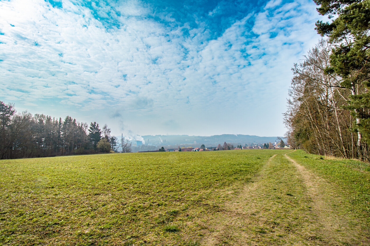 direkt neben dem Feld mit Weitblick