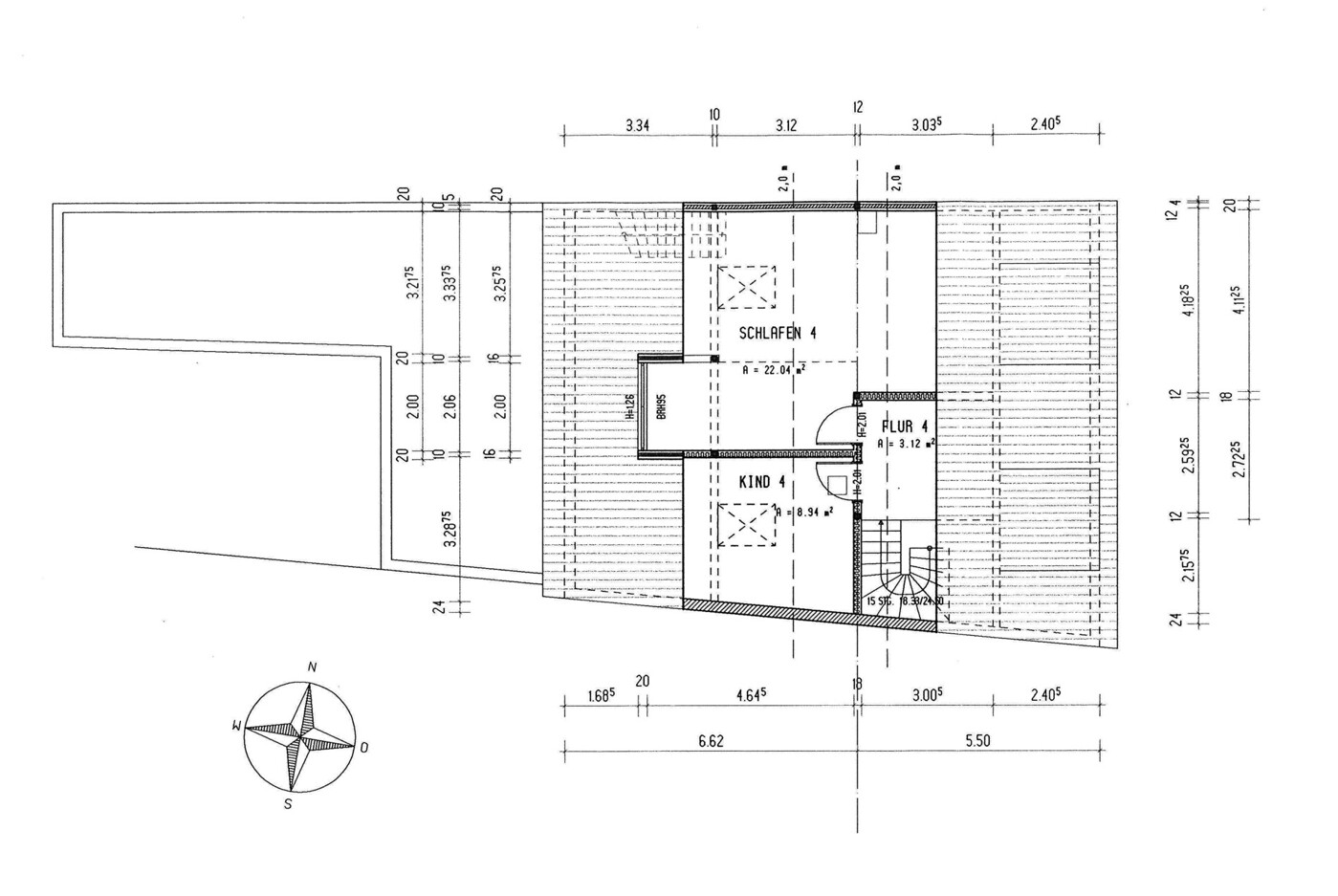 Grundriss Dachgeschoss