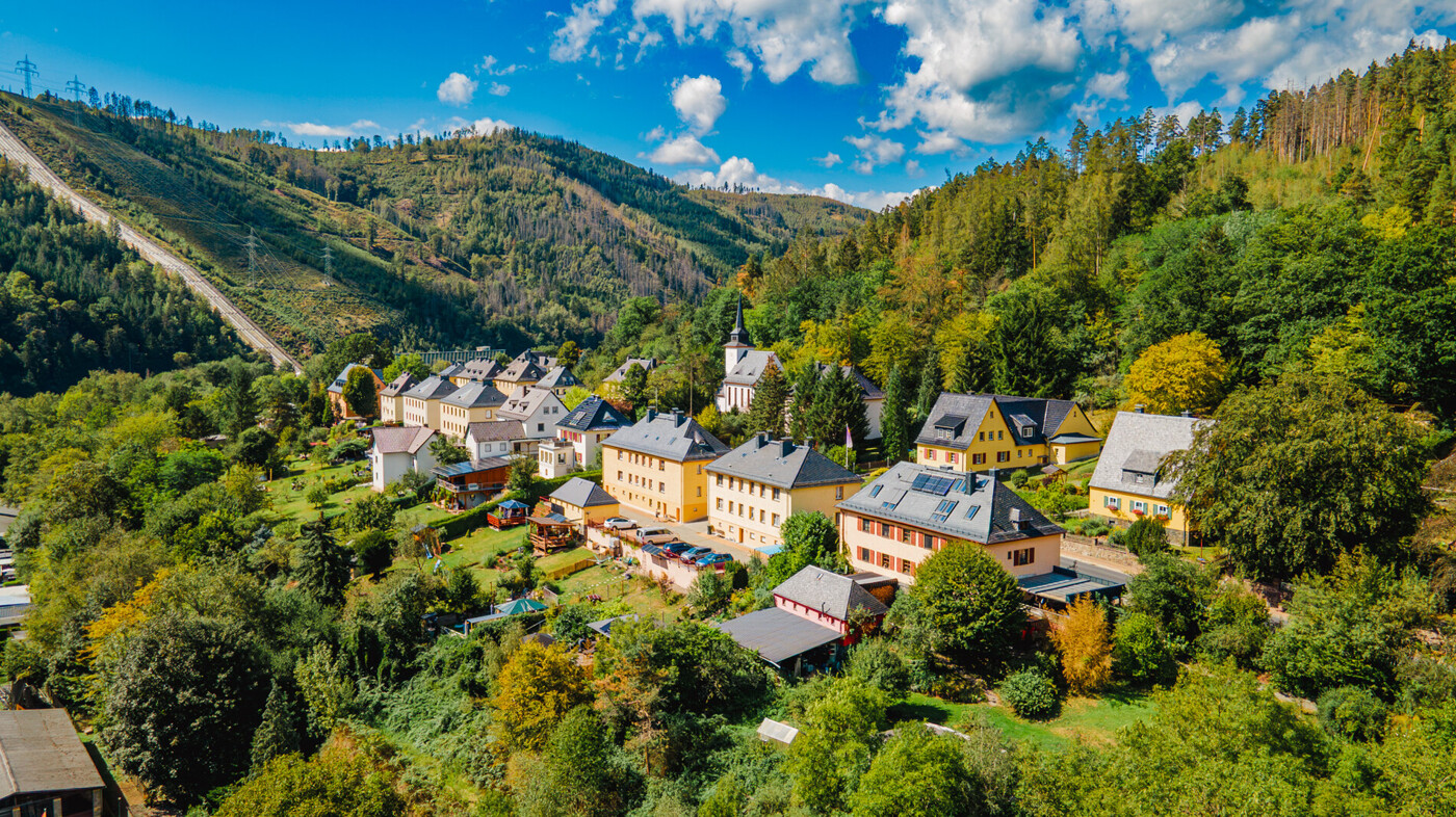 Idyllischer Ort Hohenwarte