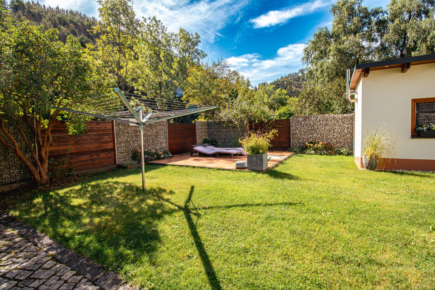 Garten und Liegefläche