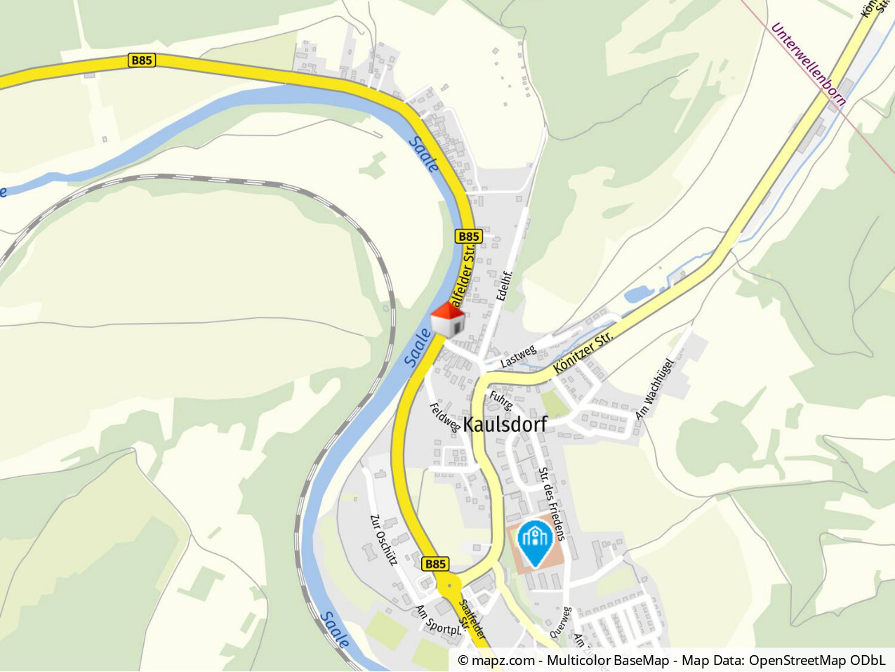 Geolyzer Kartenausschnitt