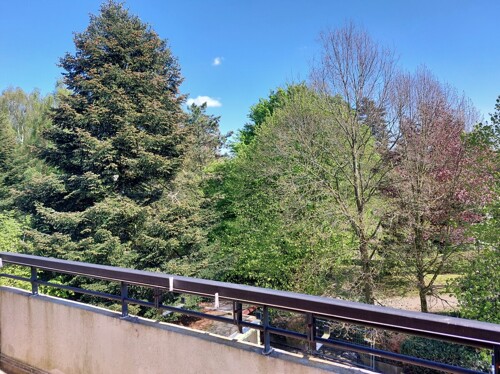 Blick vom Balkon