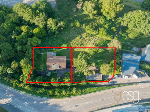 Grundstücksaufteilung