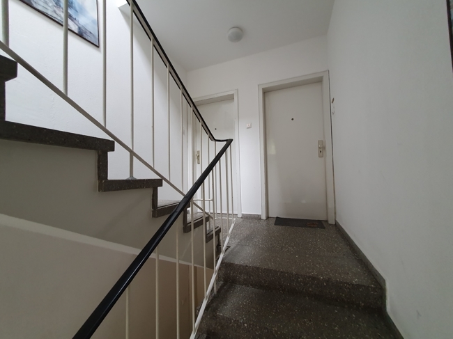 Treppenhausaufgang zur Wohnung