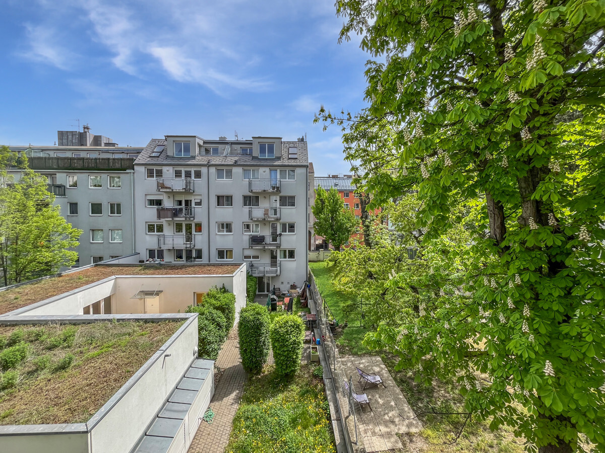 Blick in den ruhigen Innenhof