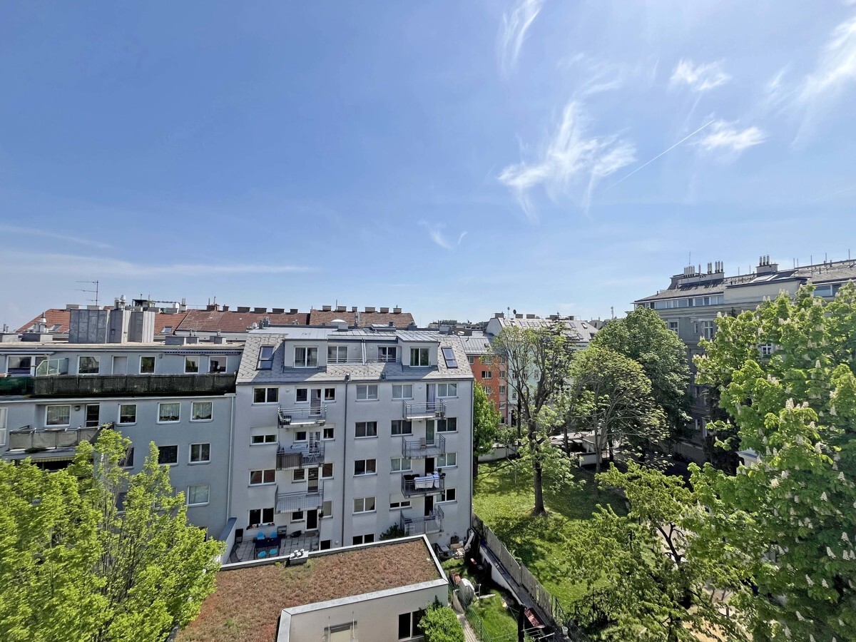 Ausblick in den Innenhof