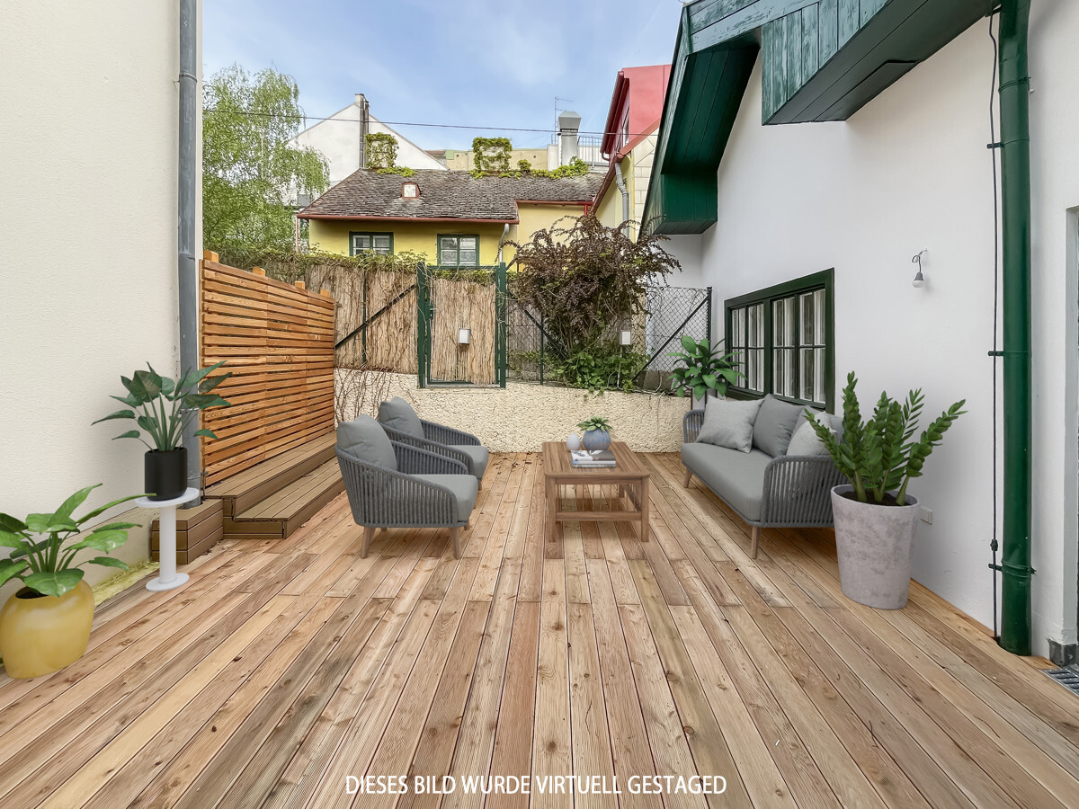 Terrasse gestaged