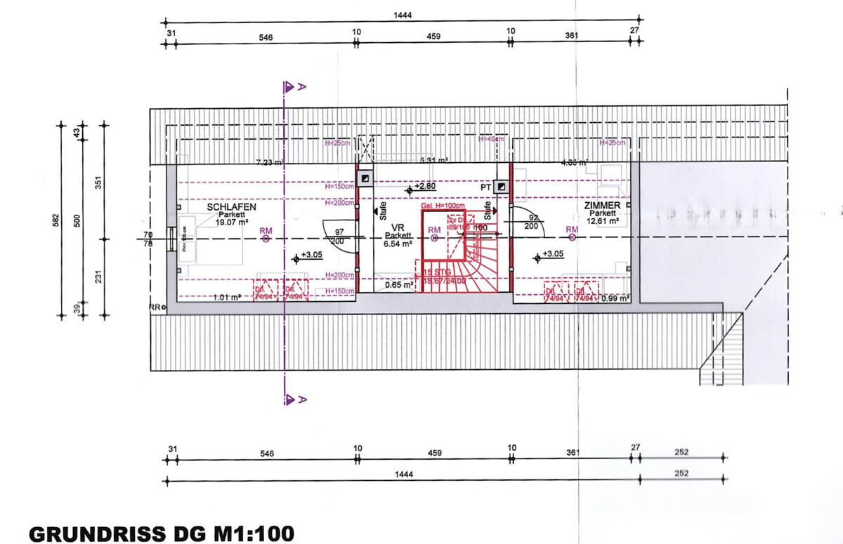 Dachgeschoss Plan 2