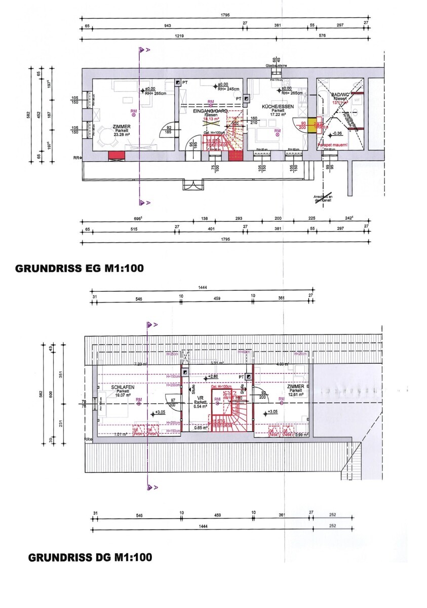 Grundriss EG+DG