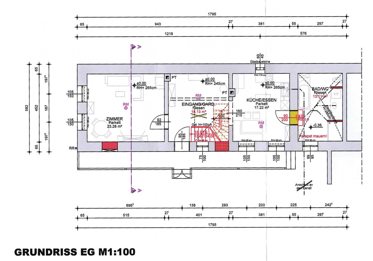 Erdgeschoss Plan 1