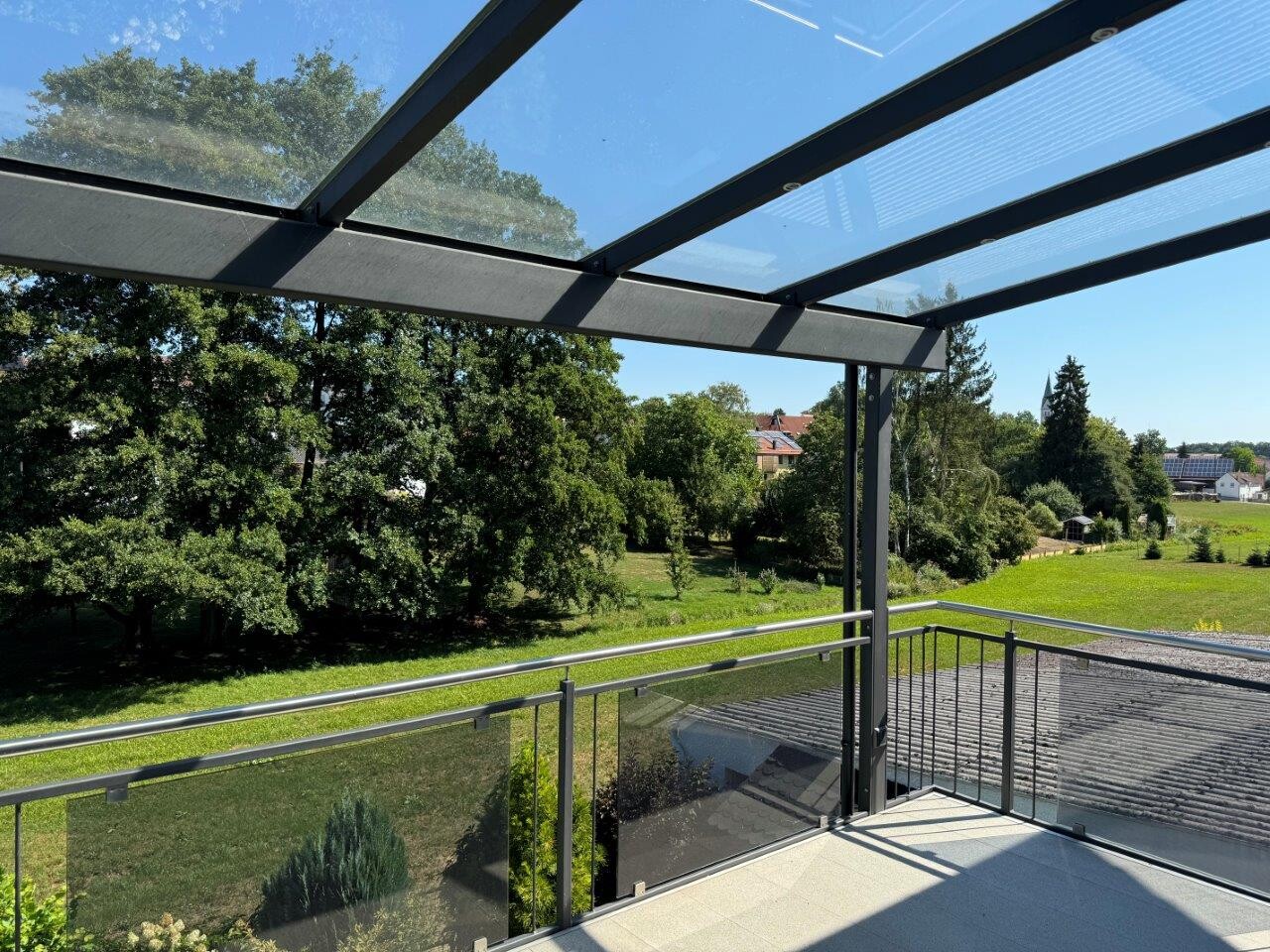 Weitblick vom Balkon