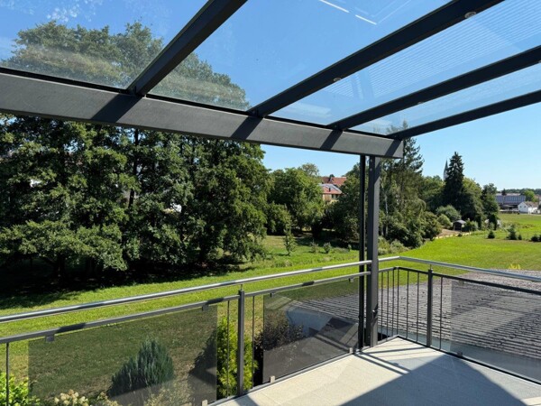Weitblick vom Balkon
