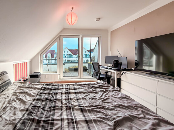 Blick durchs Wohnzimmer