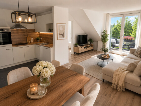Küche / Wohnzimmer