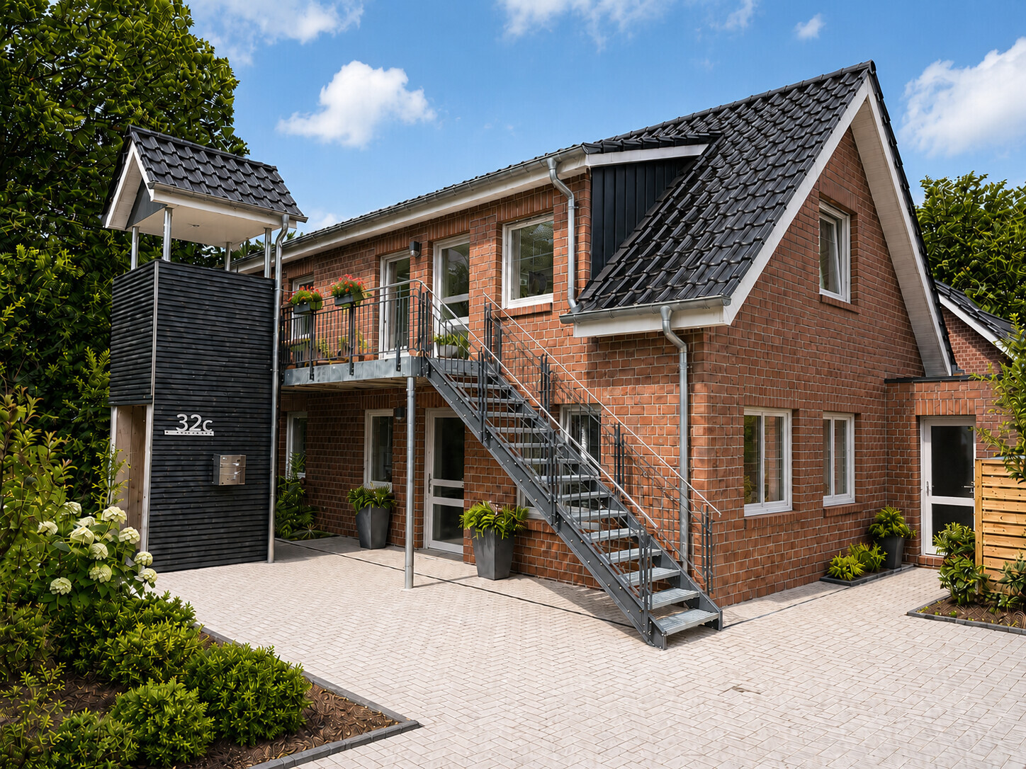 Anlageobjekt Apen: ebenerdige 2-Zimmer-Neubauwohnung ca. 72 m² mit Terrasse – KfW 40 Plus