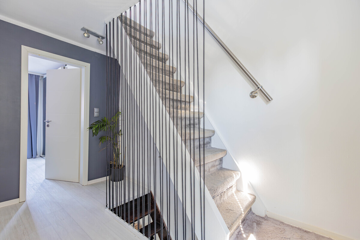 Aufgang ins ausgebaute Dachgeschoss