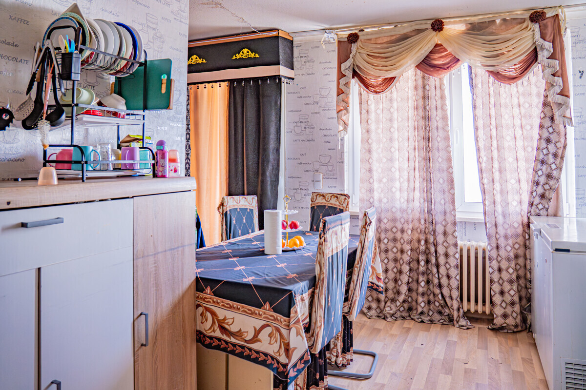 Küche und Essbereich