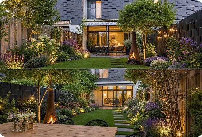 Garten KI-generiert