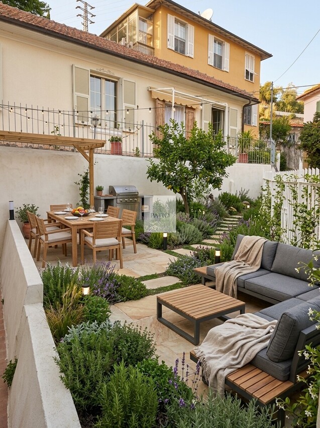 Giardino Attrezzato fatto con IA