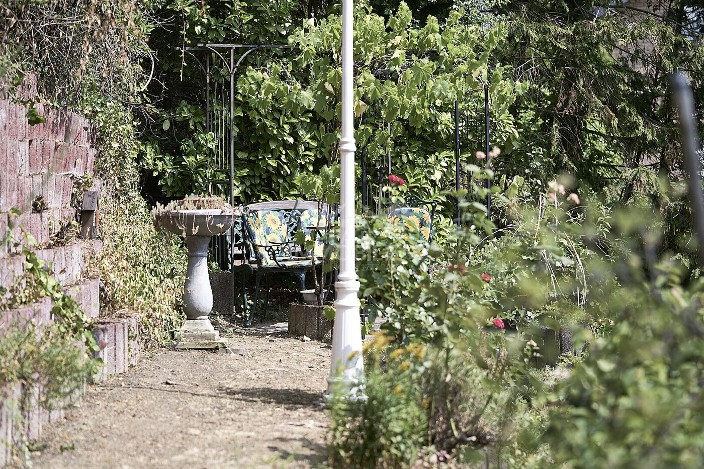 Garten terrasiert