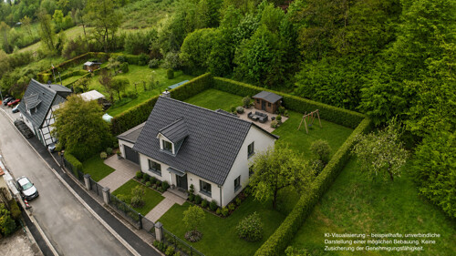 Illustration Einfamilienhaus