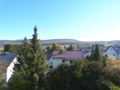 Ausblick vom Schlafzimmer