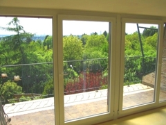 Ausblick von der Loggia im DG