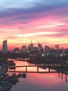 Sonnenuntergang am Main