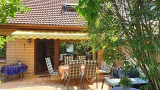 Schöne Sonnenterrasse