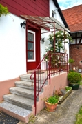 Treppe zum Haus