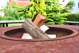 Feuerstelle im Garten