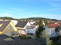 Ausblick vom Balkon