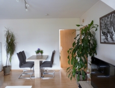 Essplatz im Wohnzimmer