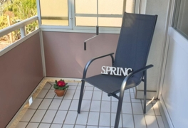 Balkon mit Blick zum Garten 