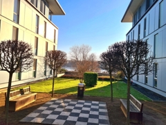 Blick in die Gartenanlage 