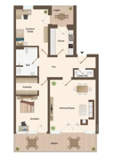 Grundriss Wohnung