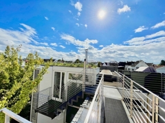 Weg zur Dachterrasse