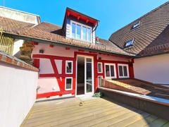 Ansicht mit Dachterrasse