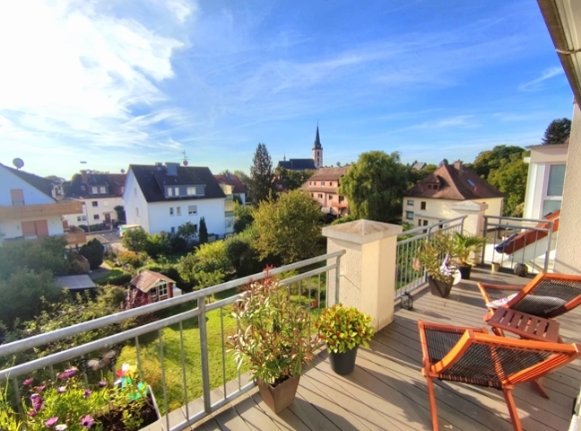 Schöne Dachterrasse